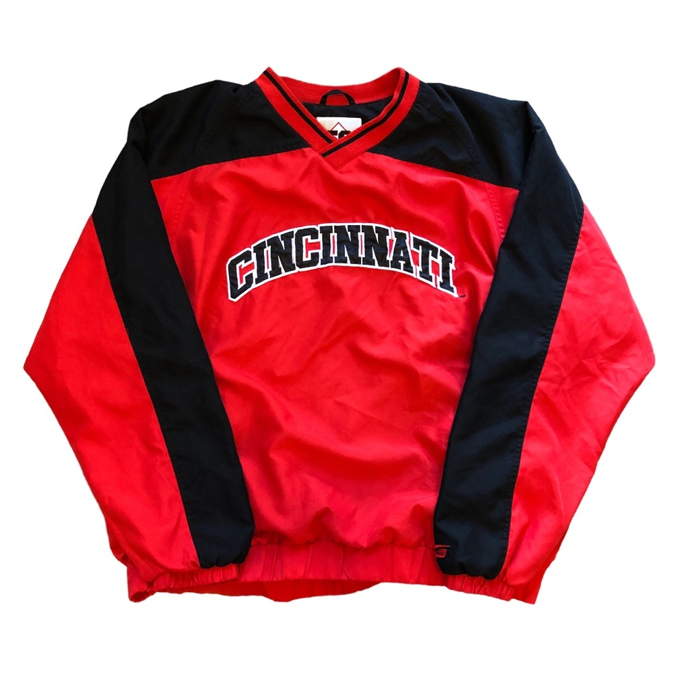 Cincinnati Bear Cats Pullover Windbreaker Sweater Jacket - L